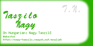 taszilo nagy business card